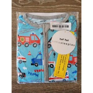 Little Sleepies First Responders Zippy Pajamas‎ Footless 2T #9